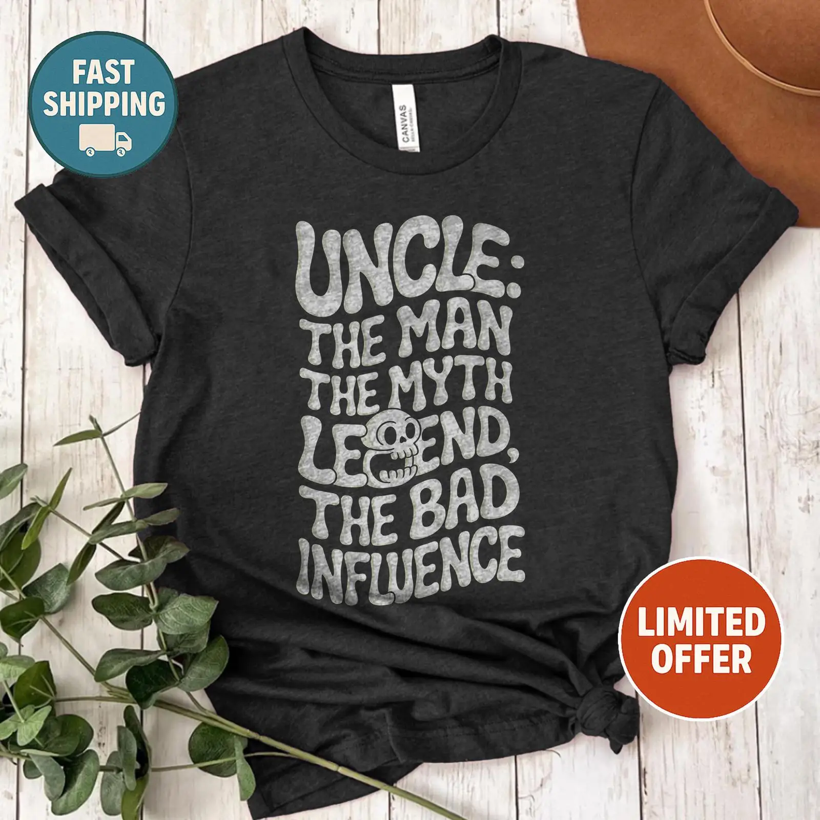 Vintage Fashion Quotes - Uncle The Man Myth Legend Bad