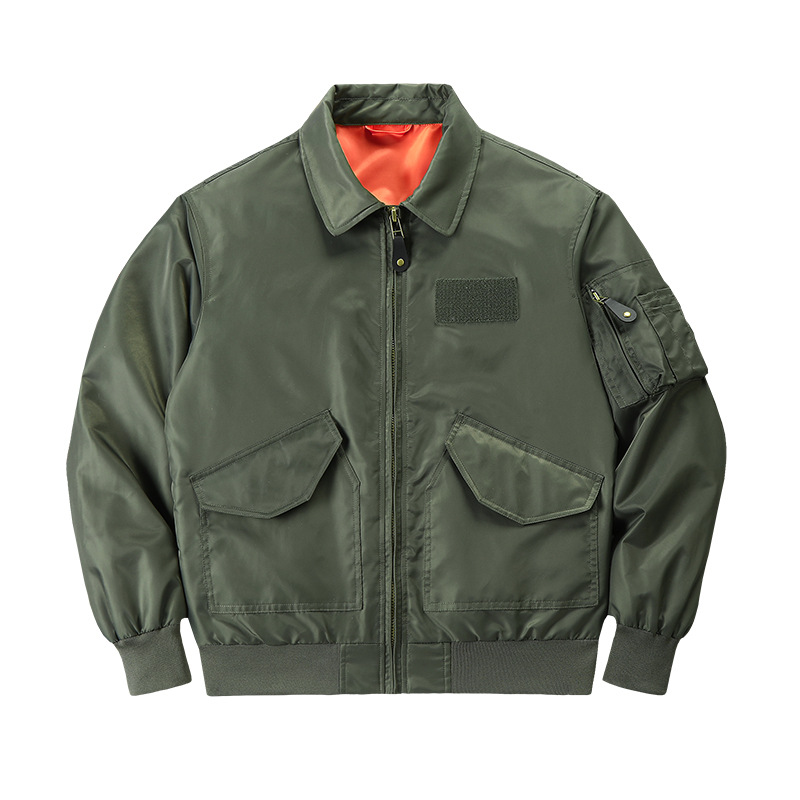 Vintage Windbreaker Nylon - Military Pilot Jacket Men Vintage Flight