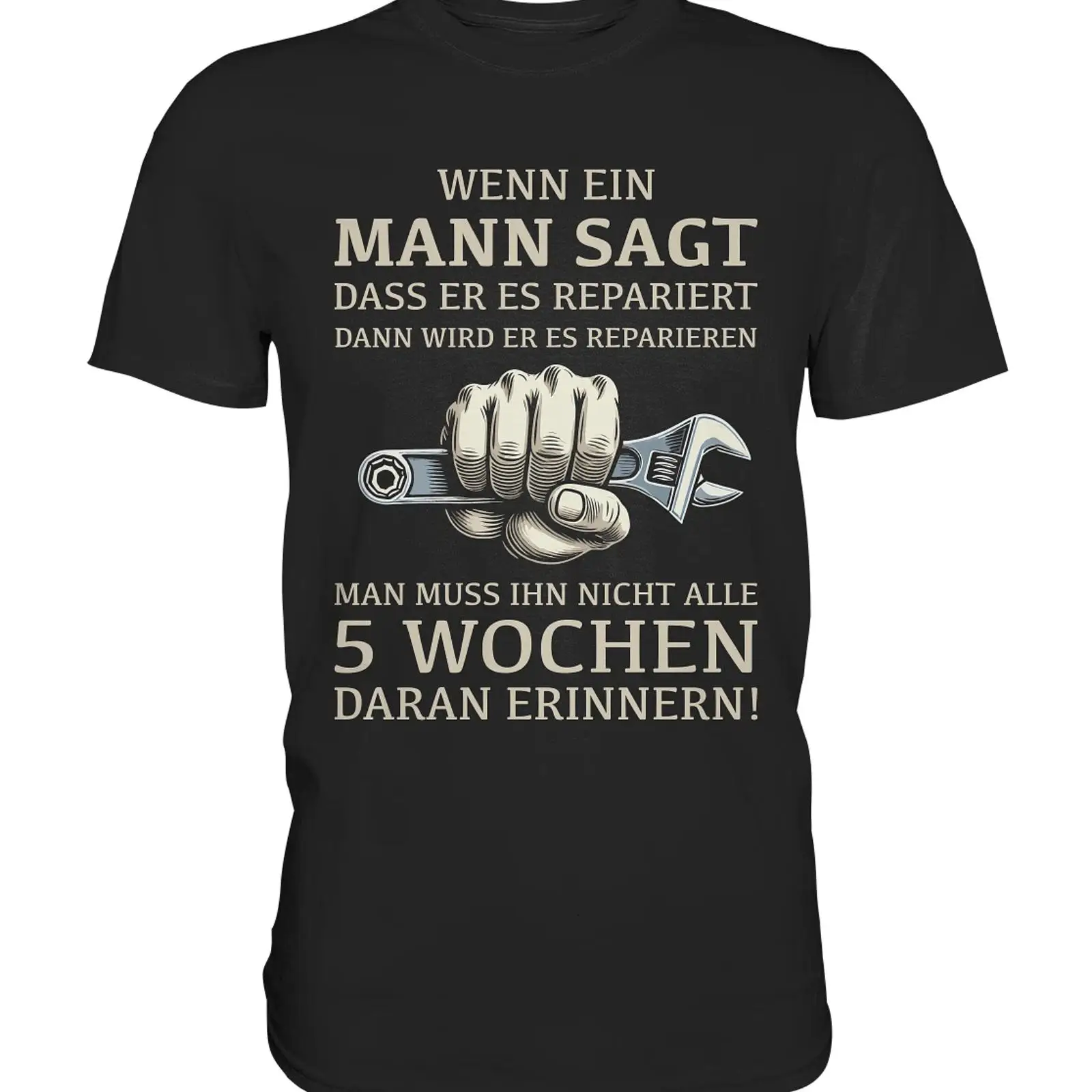 Vintage Fashion Herren - Handwerker Herren T Shirt Lustiger Spruch