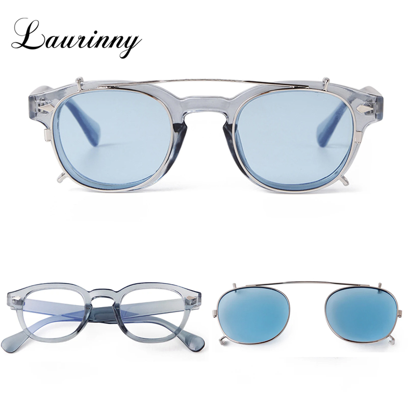 Vintage Fashion And Design - Vintage Polarized Steampunk Clip on Sunglasses