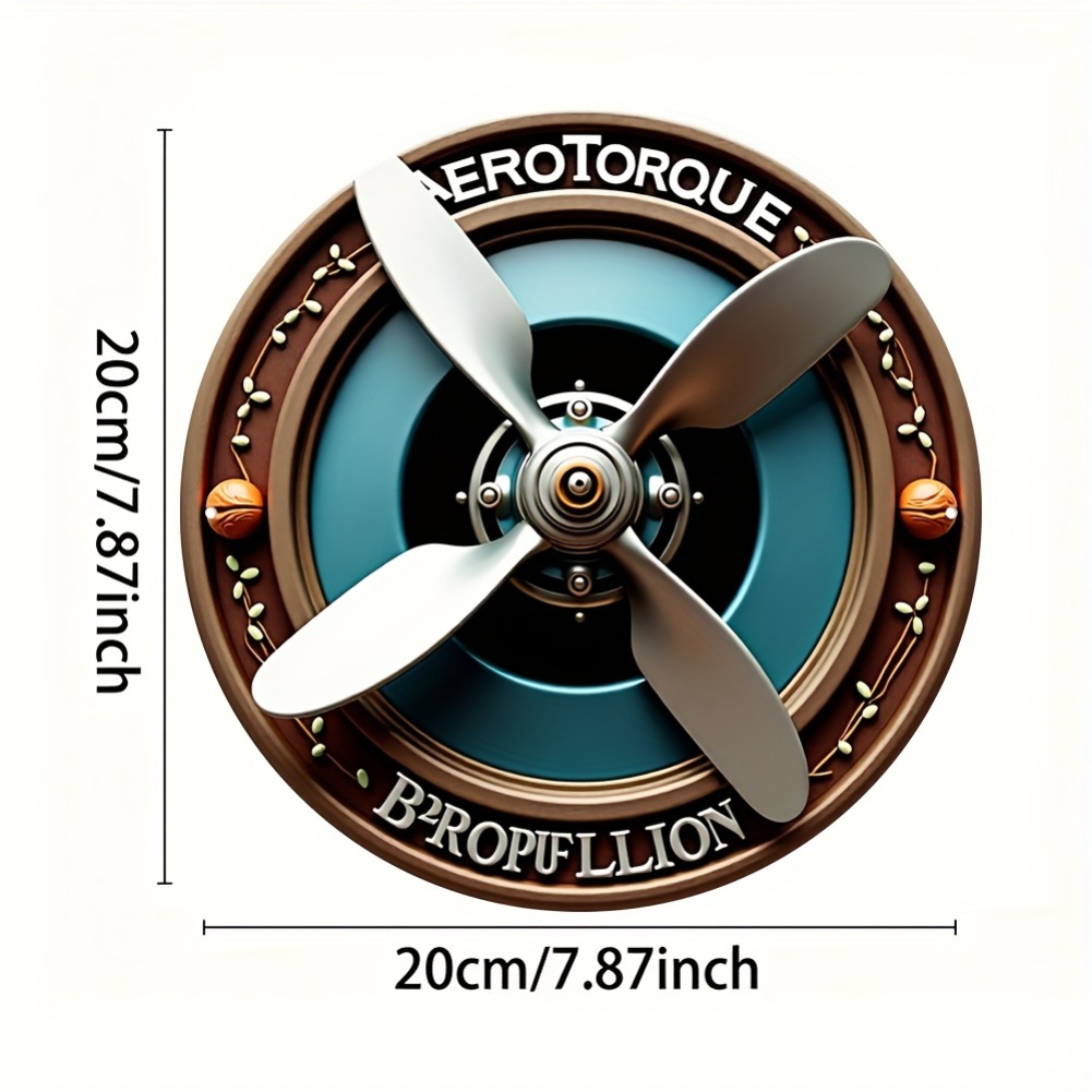 Vintage Airplane Propeller 2D  - Vintage Fashion Plates recension och pris