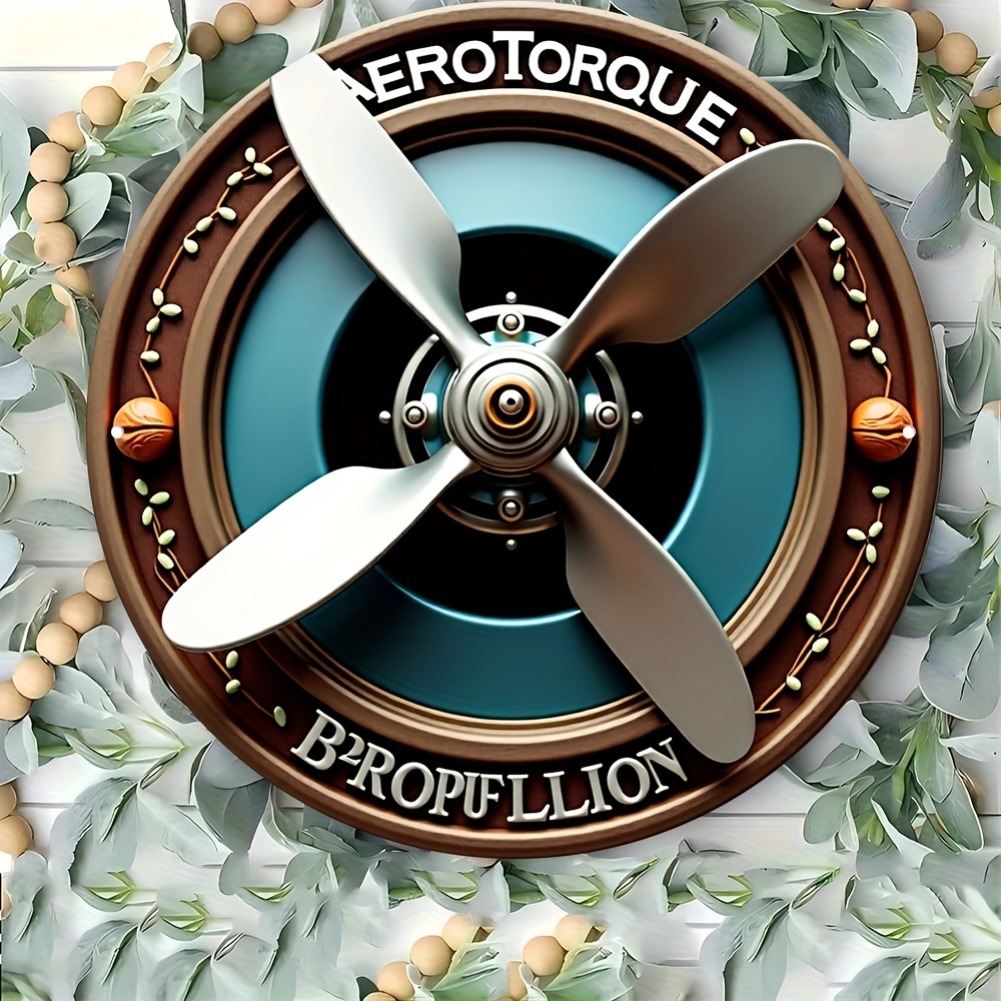 Vintage Airplane Propeller 2D  - Vintage Fashion Plates recension och pris