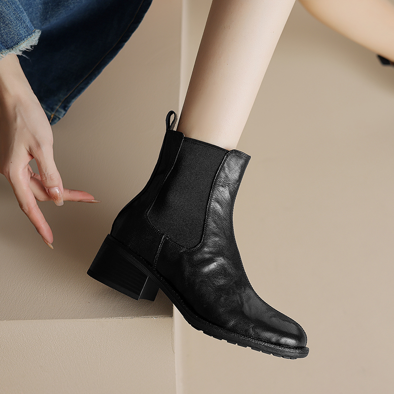 Cow Skin Vintage Thick Heels M - Vintage Fashion Rome recension och pris