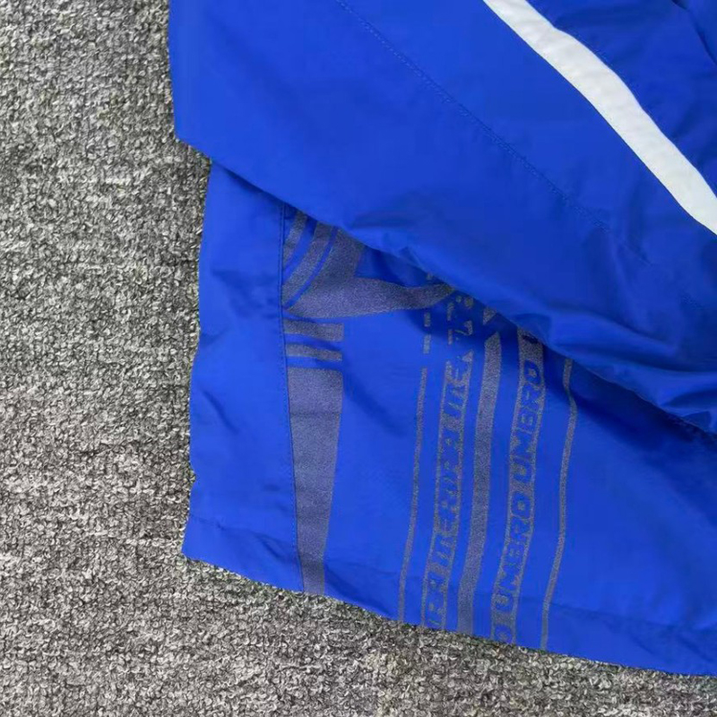 Men Y2K Blue Striped MERTRA Ho - Vintage Windbreaker Nylon recension och pris