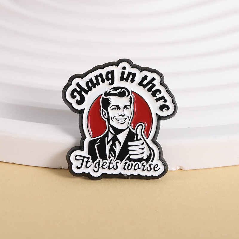 TV Movie Character Enamel Pins - Vintage Fashion Quotes recension och pris