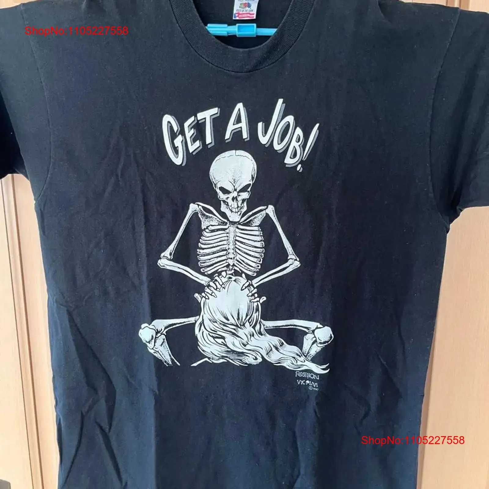 Get A Job T shirt Black FASHIO - Vintage Fashion Victim recension och pris