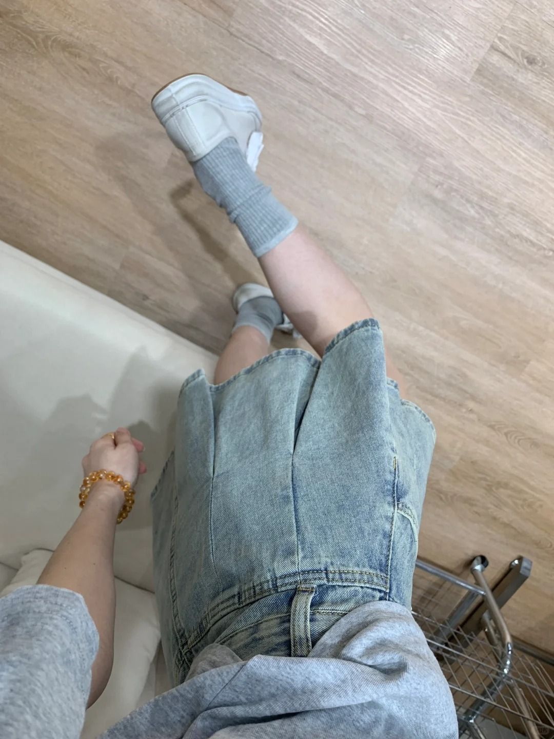 Women High Waist Denim Pleated - Vintage Fashion Jeans recension och pris