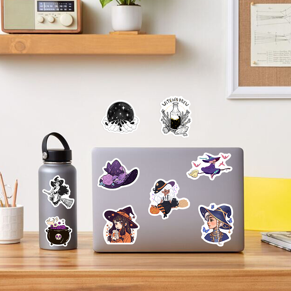 Gothic Witch Stickers DIY Kids - Vintage Fashion Magazines recension och pris