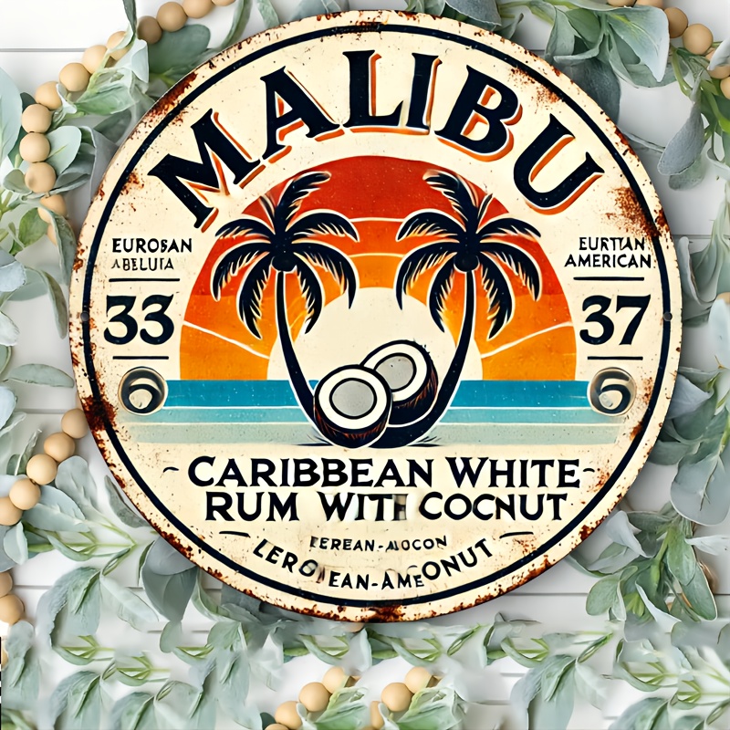 Vintage Malibu Rum Coconut Alu - Vintage Fashion Plates recension och pris