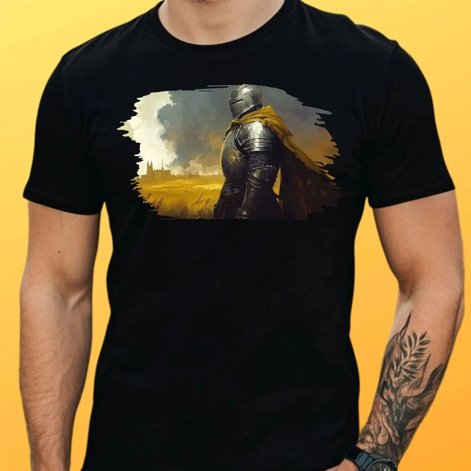 T Shirt Herren Ritterrüstung M - Vintage Fashion Herren recension och pris
