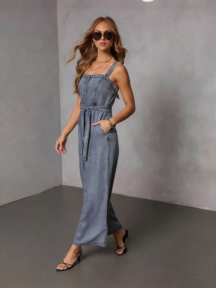 Summer Vintage Women Denim Jum - Vintage Fashion Jeans recension och pris