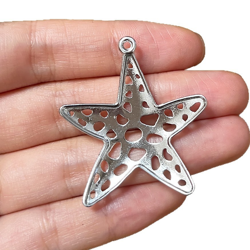 4Pcs Silvery Starfish Sea Star - Vintage Fashion Stores recension och pris