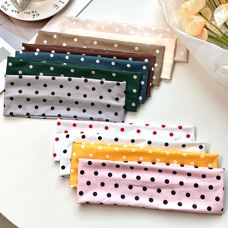 Retro Polka Dot Headbands For  - Vintage Fashion Tiktok recension och pris