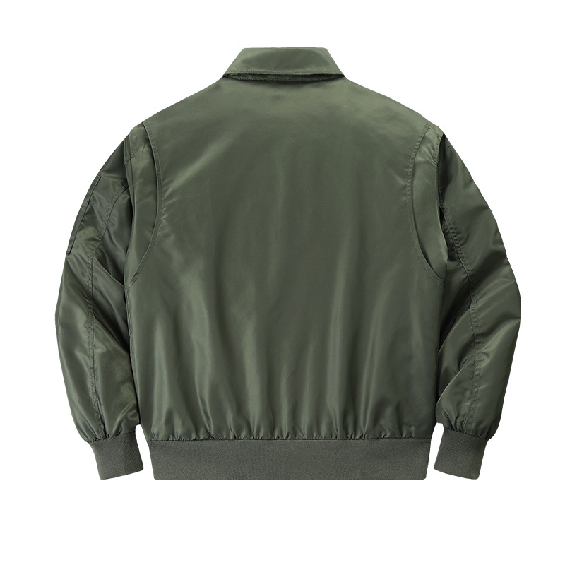 Military Pilot Jacket Men Vint - Vintage Windbreaker Nylon recension och pris