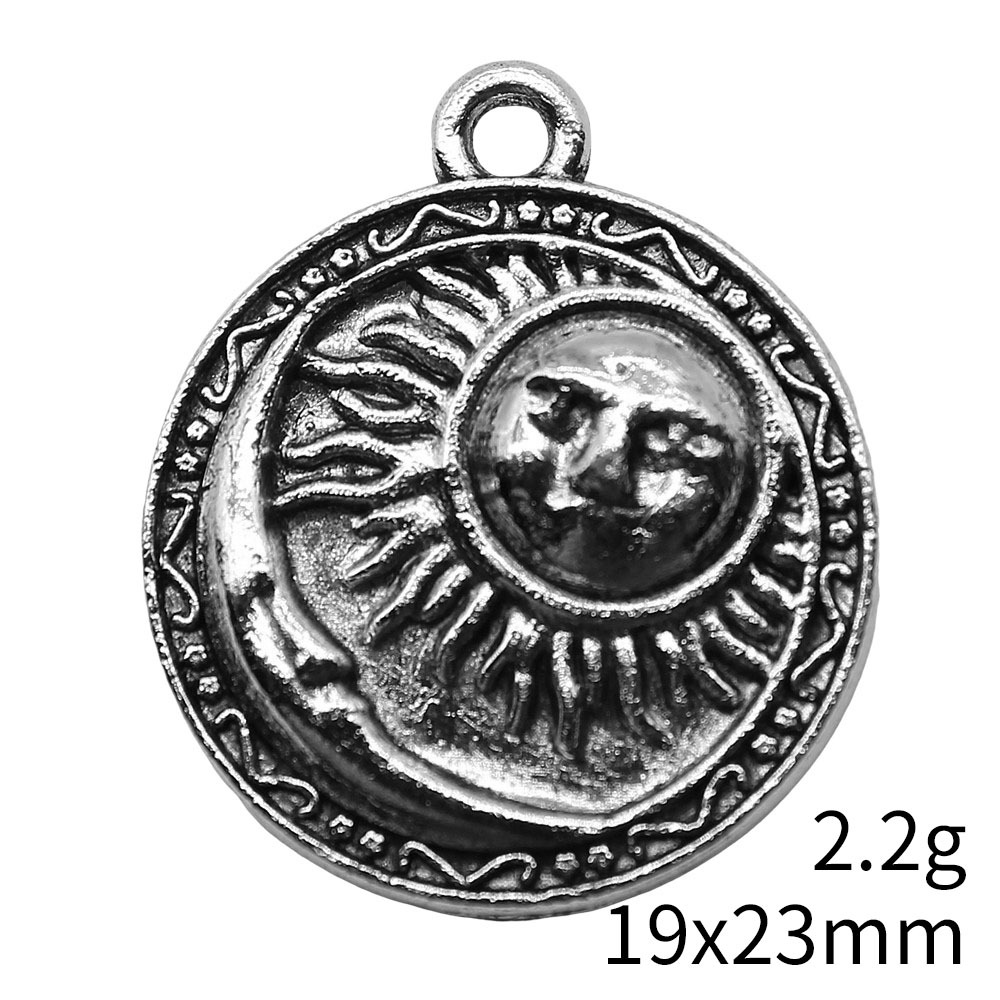 4pcs 19x23mm Antique Silver Co - Vintage Fashion Words recension och pris