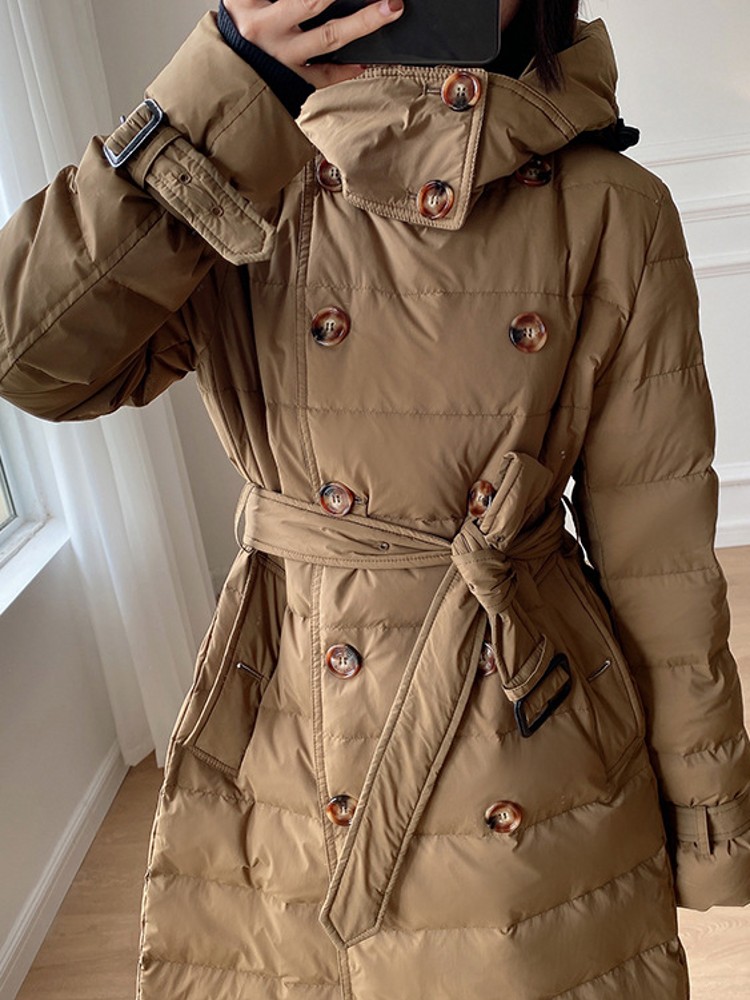 Women Winter Windbreaker Long  - Vintage Windbreaker Nylon recension och pris