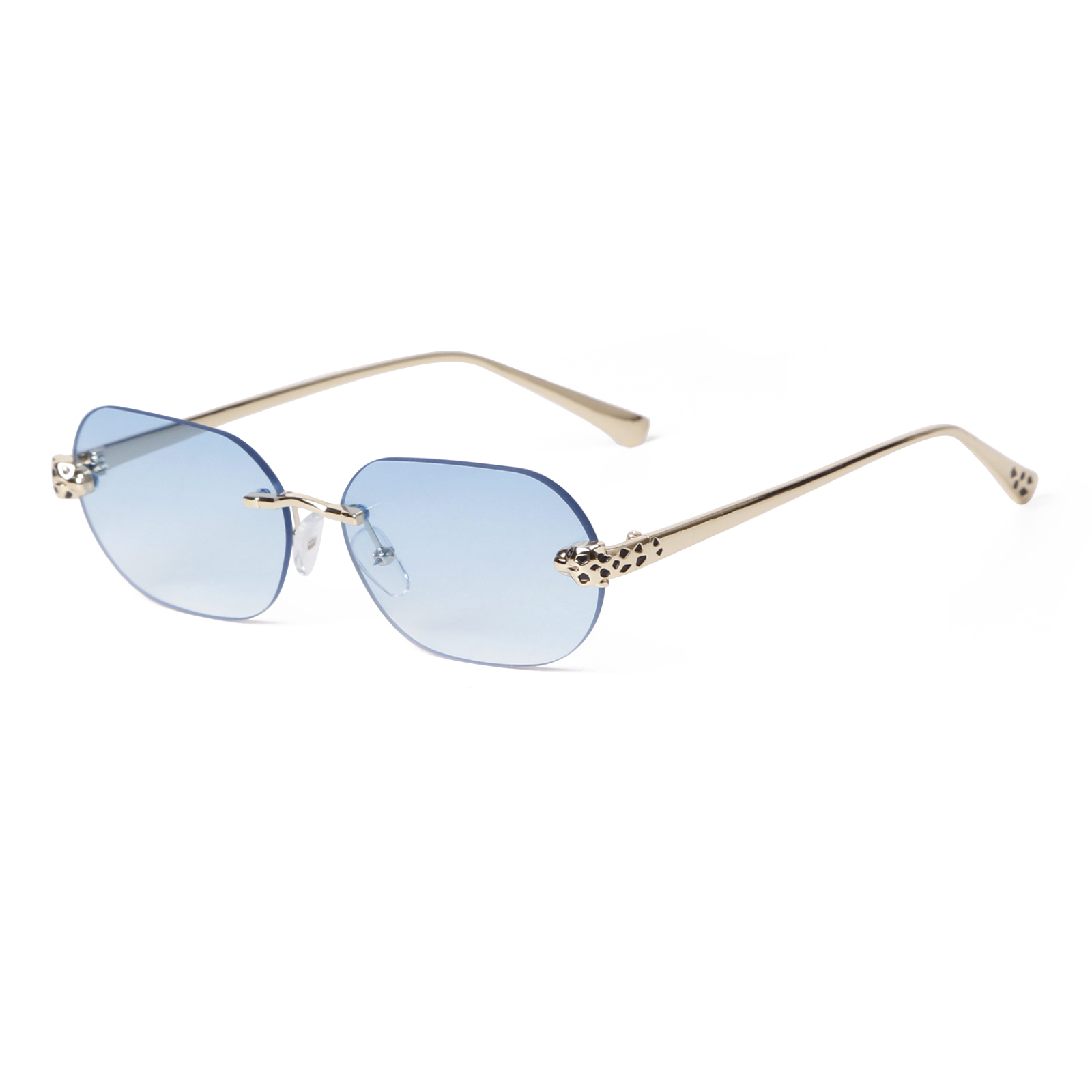 ZXIAC Trend Retro Rimless Squa - Vintage Fashion Tiktok recension och pris