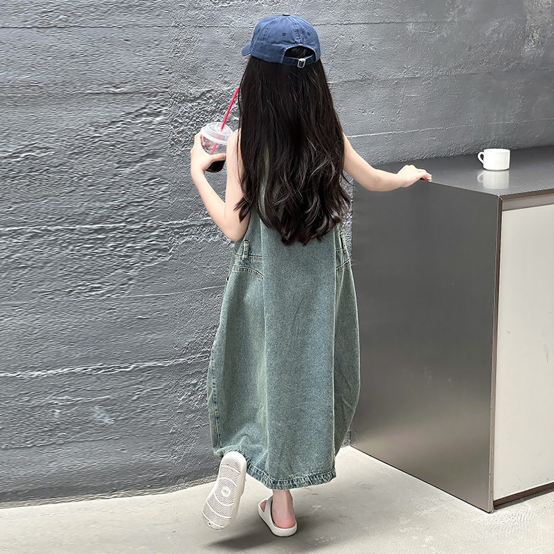 Vintage Blue Children Girls Hi - Vintage Fashion Jeans recension och pris