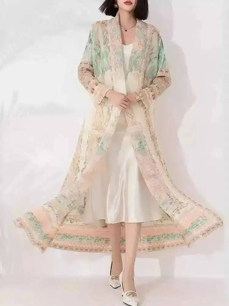 Cardigan Printed Pleated For W - Vintage Windbreaker Nylon recension och pris