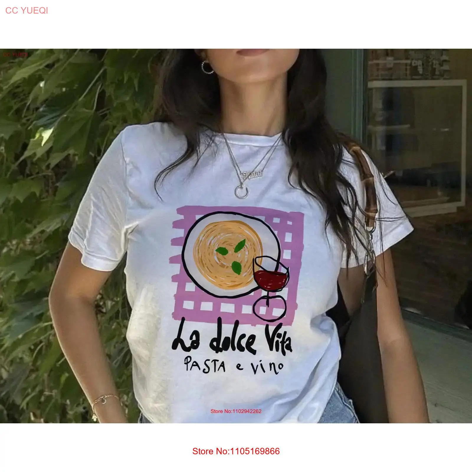 La Dolce Vita Pasta T Shirt vi - Vintage Fashion La recension och pris