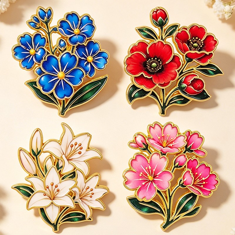 Cute Vintage Colorful Floral E - Vintage Fashion Stores recension och pris