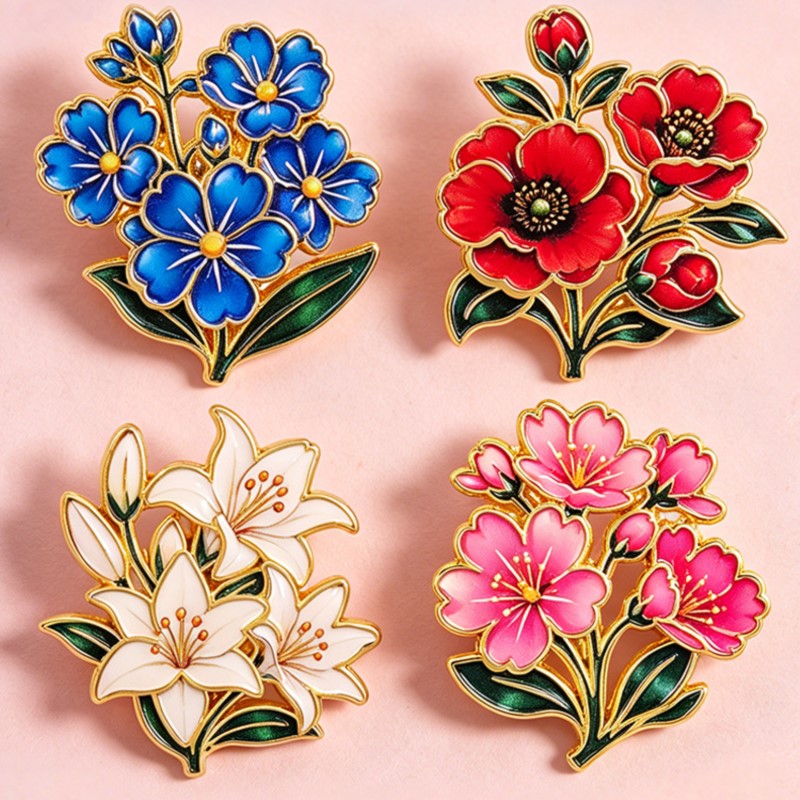 Cute Vintage Colorful Floral E - Vintage Fashion Stores recension och pris