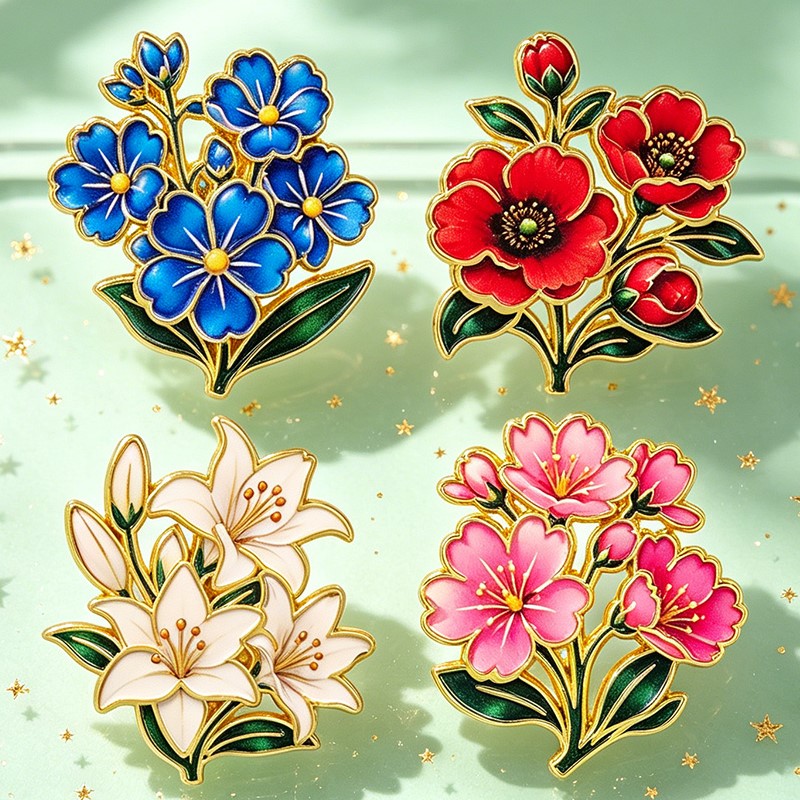 Cute Vintage Colorful Floral E - Vintage Fashion Stores recension och pris