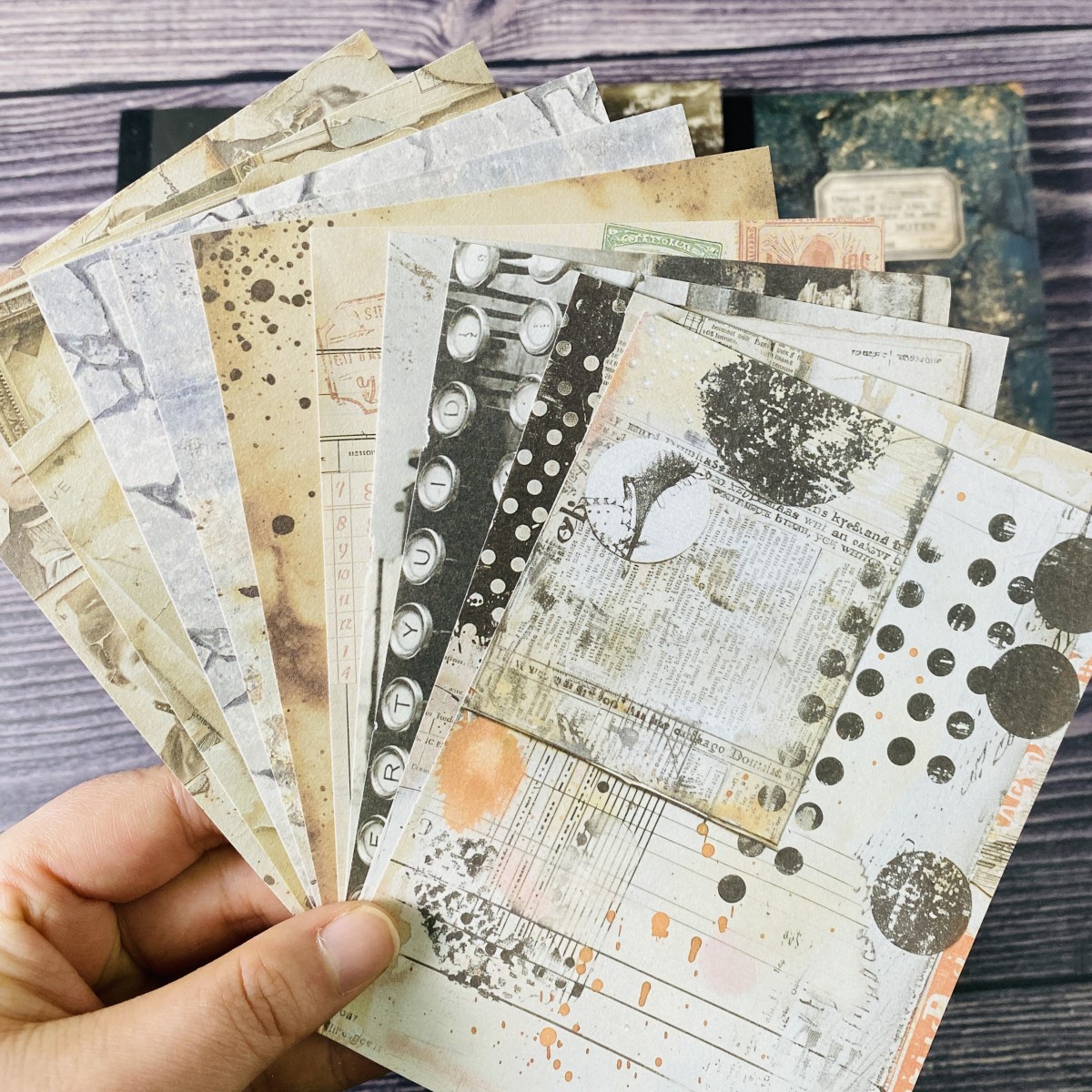 100sheets Vintage Scrapbook Pa - Vintage Fashion Magazines recension och pris