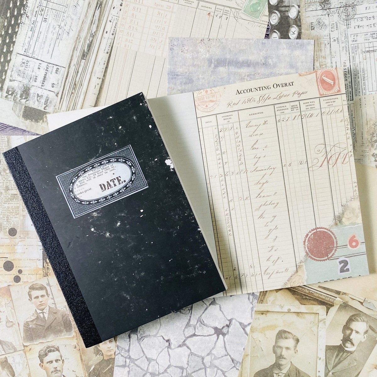 100sheets Vintage Scrapbook Pa - Vintage Fashion Magazines recension och pris