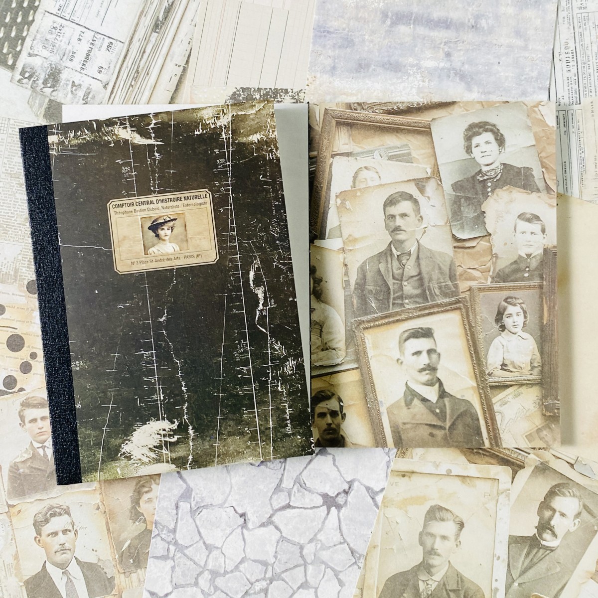 100sheets Vintage Scrapbook Pa - Vintage Fashion Magazines recension och pris