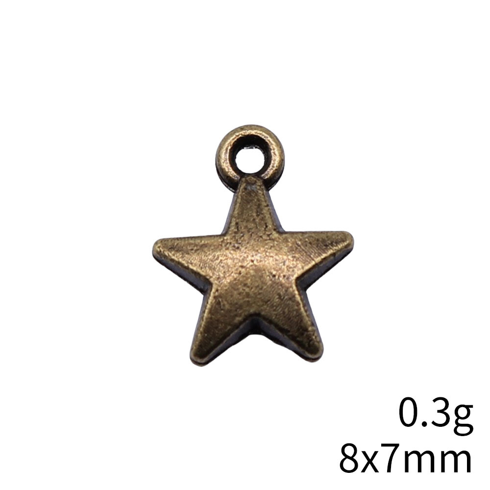 40pcs 8.6x7.1mm 2 Colors Antiq - Vintage Fashion Stores recension och pris
