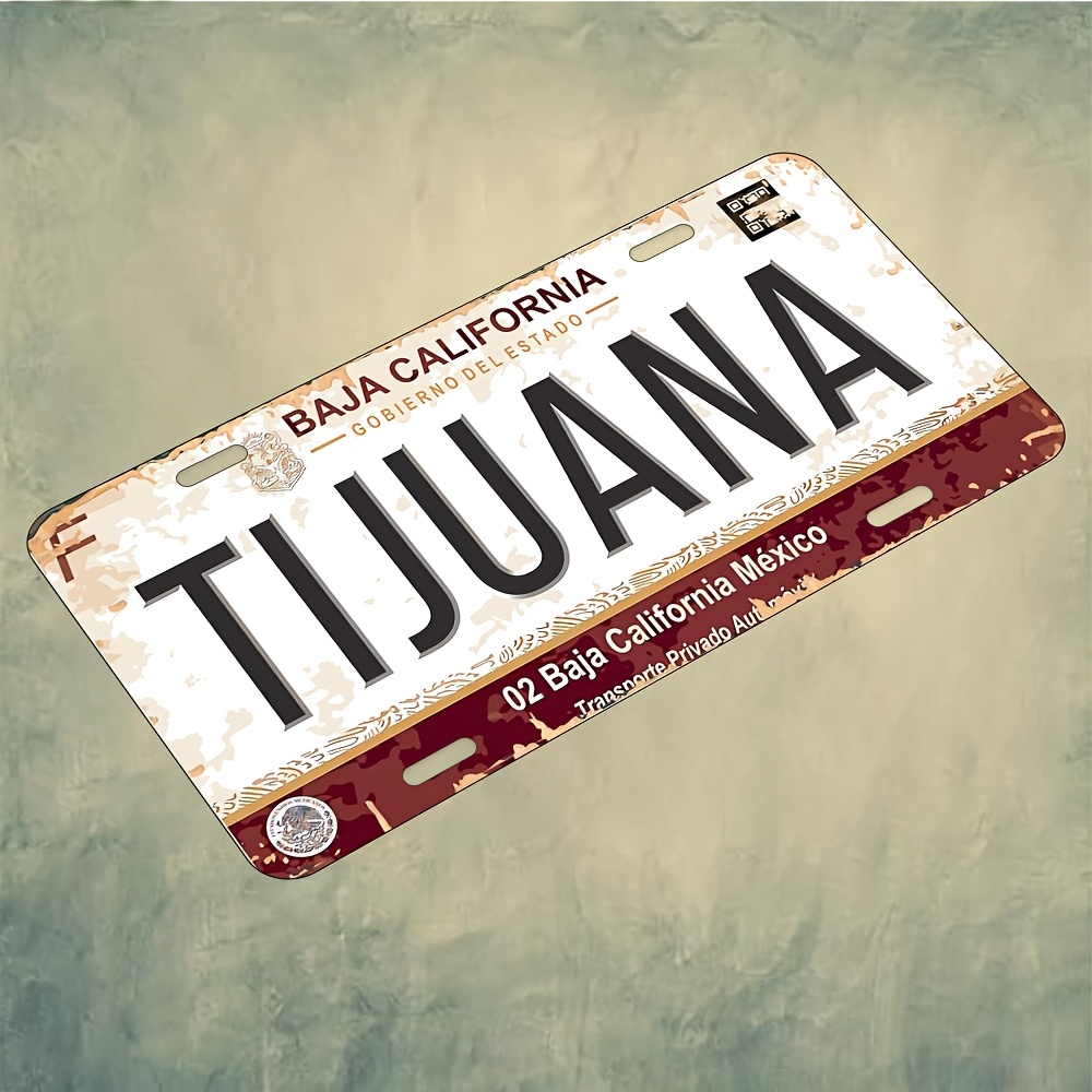 Vintage Mexican License Plate  - Vintage Fashion Plates recension och pris