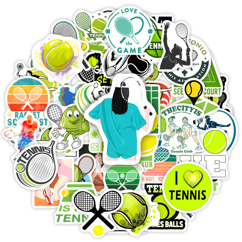 Tennis Theme Lovers Sticekrs D - Vintage Fashion Magazines recension och pris