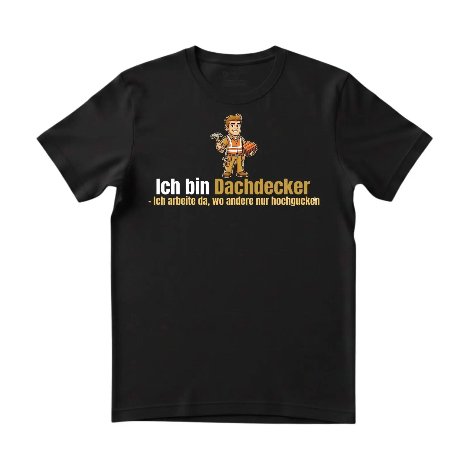 Dachdecker T Shirt Spruch Lust - Vintage Fashion Herren recension och pris