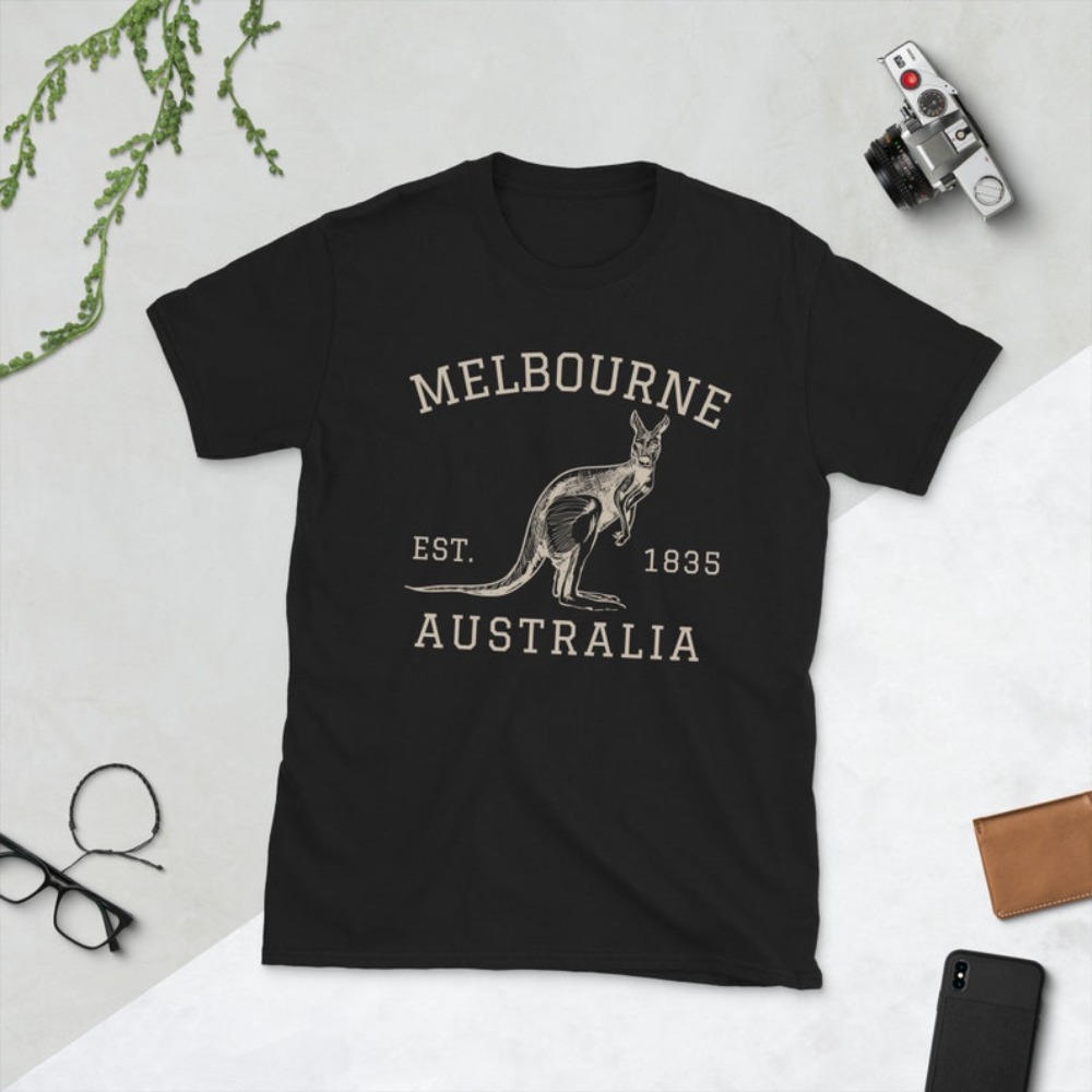 Melbourne Australia T-Shirt Au - Vintage Fashion Melbourne recension och pris