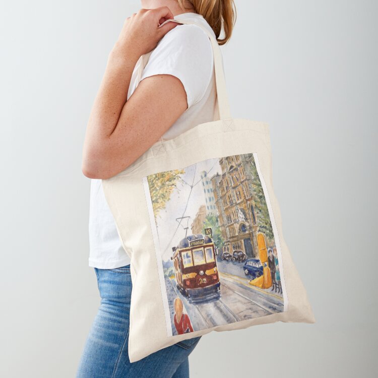 Vintage Tram, Melbourne Tote B - Vintage Fashion Melbourne recension och pris