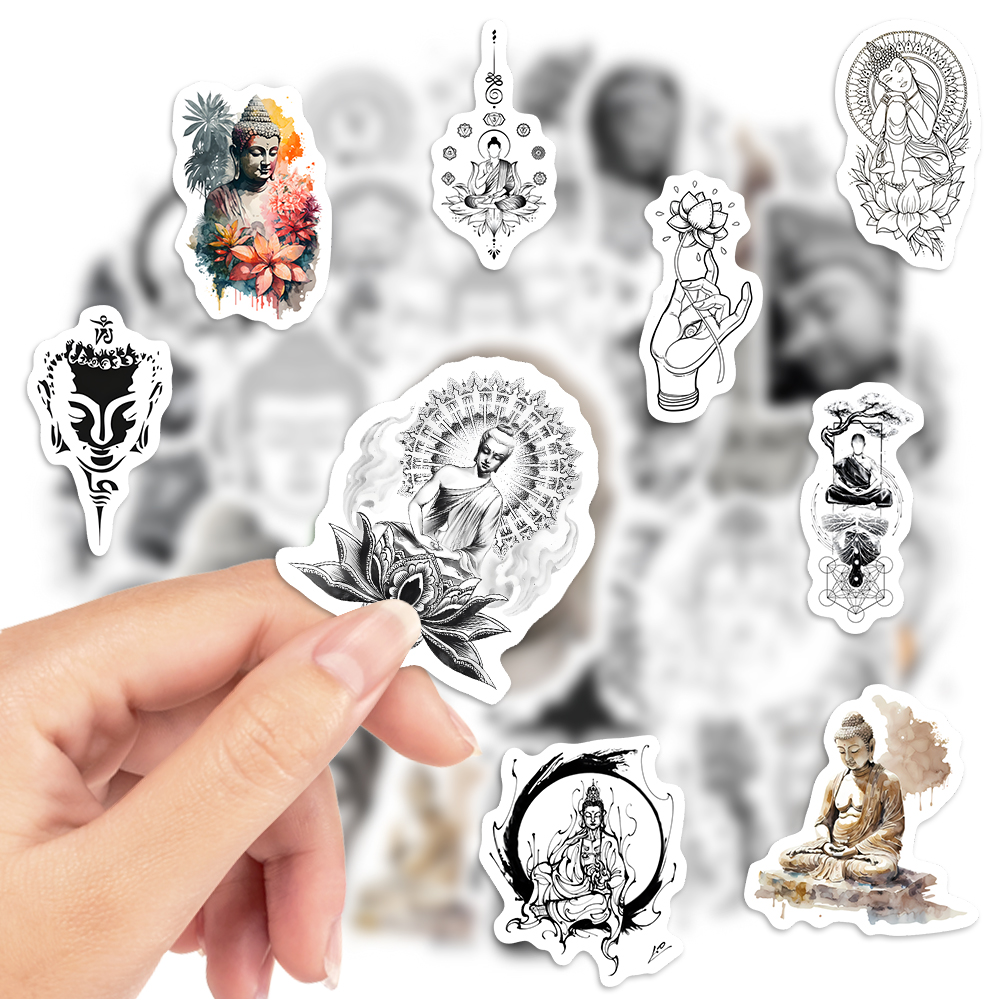 Buddha Aesthetics Stickers Yog - Vintage Fashion Magazines recension och pris